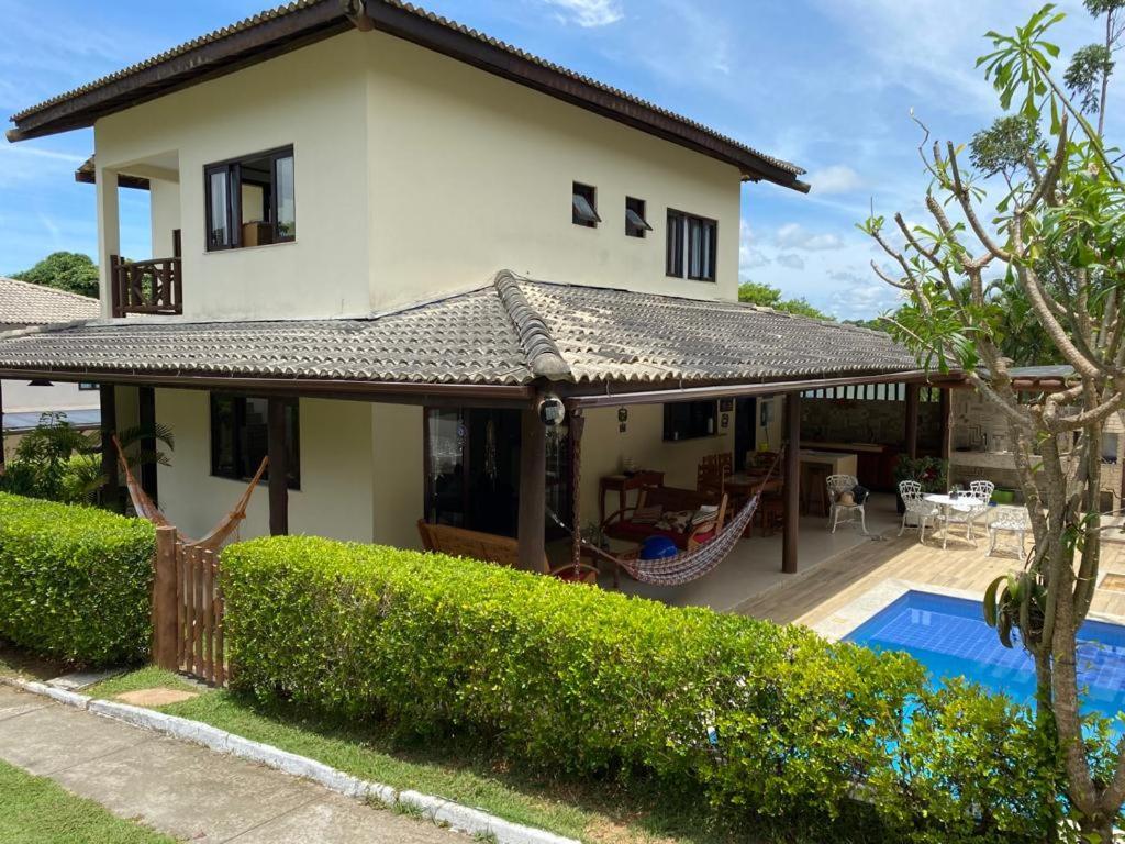 Casa 4/4 agradável com piscina e churrasqueira Mata de São João Exterior foto